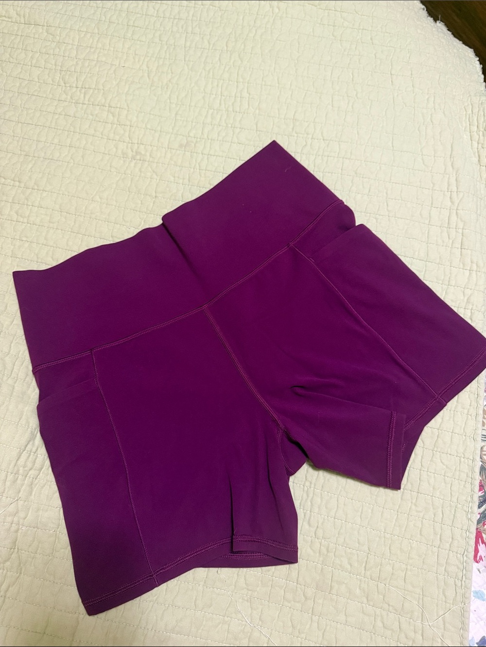 Athleta Plum High-Rise Athletic Shorts